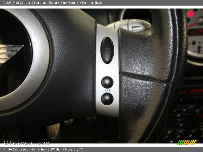 Electric Blue Metallic / Panther Black 2003 Mini Cooper S Hardtop
