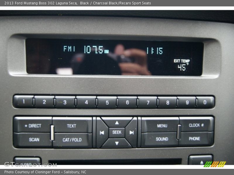 Audio System of 2013 Mustang Boss 302 Laguna Seca