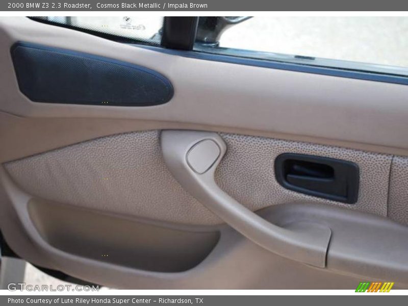Cosmos Black Metallic / Impala Brown 2000 BMW Z3 2.3 Roadster