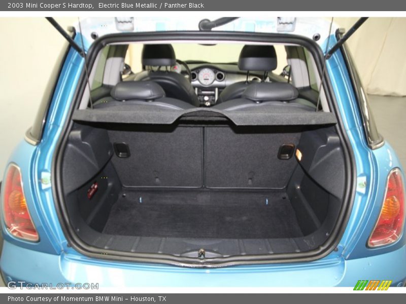 Electric Blue Metallic / Panther Black 2003 Mini Cooper S Hardtop