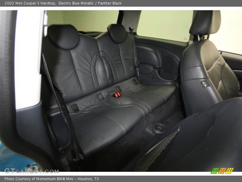 Electric Blue Metallic / Panther Black 2003 Mini Cooper S Hardtop