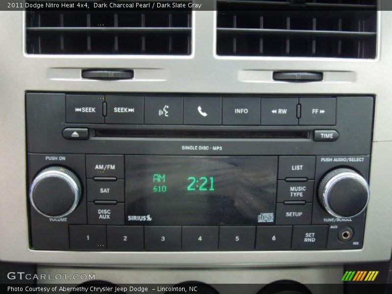 Dark Charcoal Pearl / Dark Slate Gray 2011 Dodge Nitro Heat 4x4