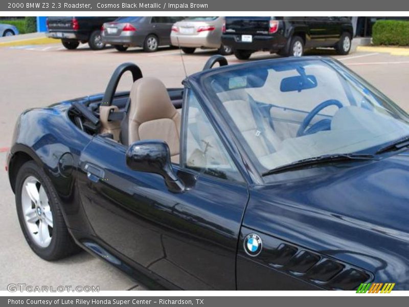 Cosmos Black Metallic / Impala Brown 2000 BMW Z3 2.3 Roadster