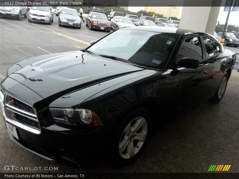 Pitch Black / Black 2012 Dodge Charger SE