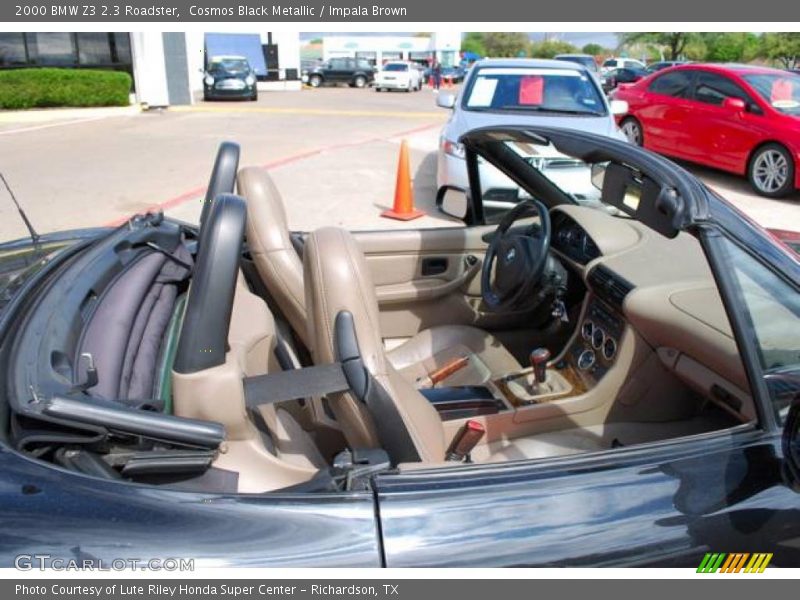 Cosmos Black Metallic / Impala Brown 2000 BMW Z3 2.3 Roadster