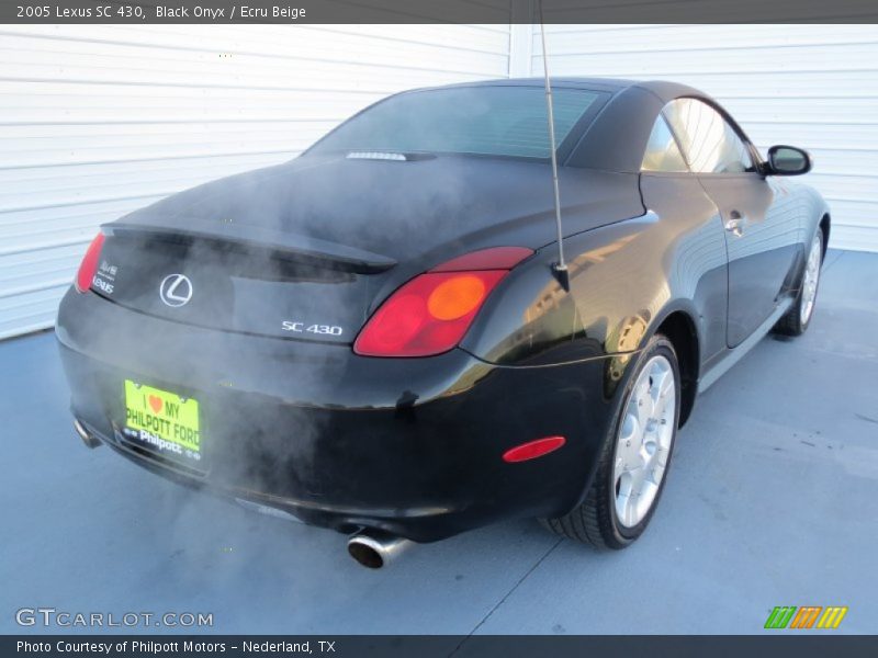Black Onyx / Ecru Beige 2005 Lexus SC 430