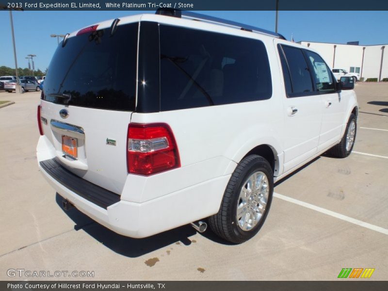 White Platinum Tri-Coat / Stone 2013 Ford Expedition EL Limited