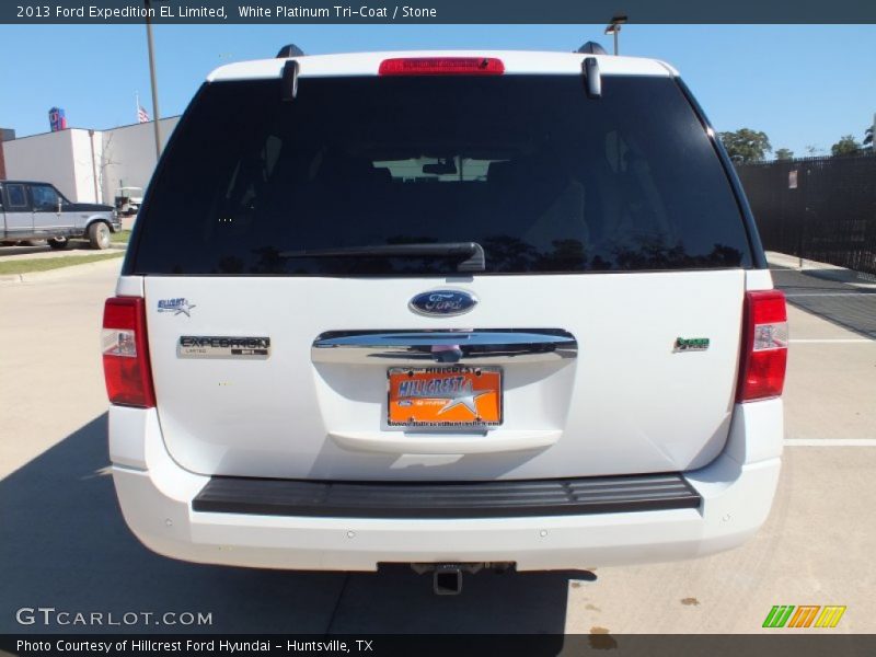 White Platinum Tri-Coat / Stone 2013 Ford Expedition EL Limited
