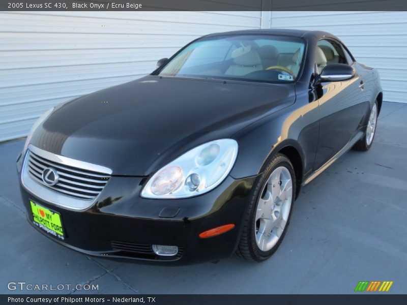 Black Onyx / Ecru Beige 2005 Lexus SC 430