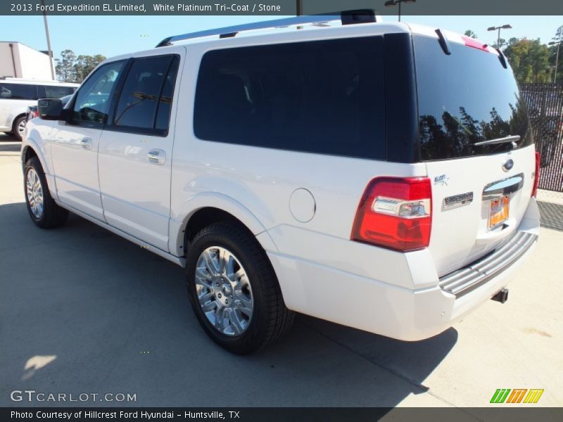 White Platinum Tri-Coat / Stone 2013 Ford Expedition EL Limited