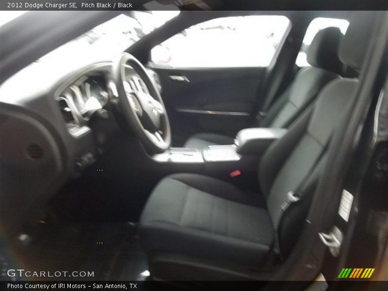 Pitch Black / Black 2012 Dodge Charger SE
