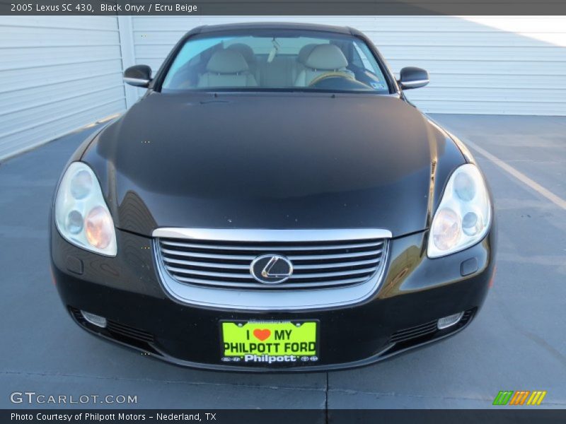 Black Onyx / Ecru Beige 2005 Lexus SC 430