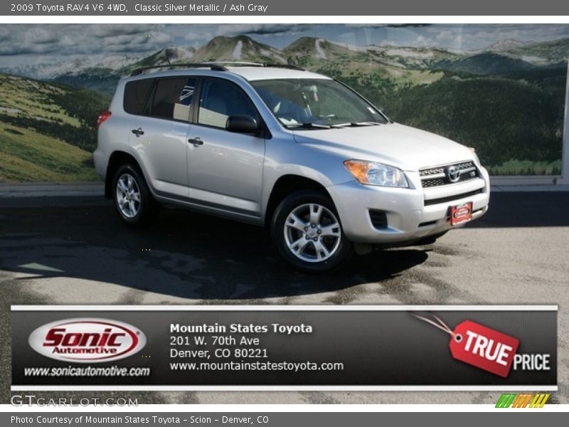 Classic Silver Metallic / Ash Gray 2009 Toyota RAV4 V6 4WD