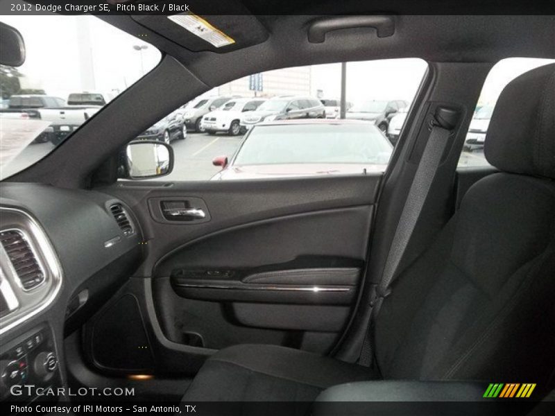 Pitch Black / Black 2012 Dodge Charger SE
