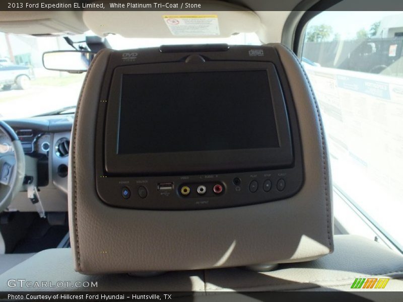 White Platinum Tri-Coat / Stone 2013 Ford Expedition EL Limited