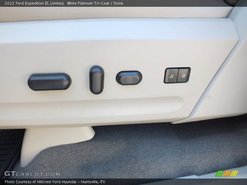 White Platinum Tri-Coat / Stone 2013 Ford Expedition EL Limited