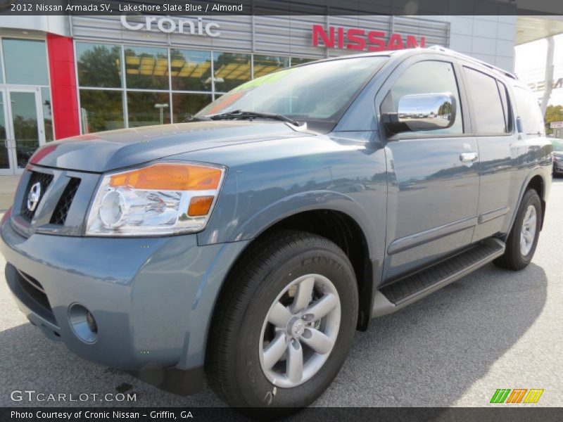 Lakeshore Slate Blue / Almond 2012 Nissan Armada SV