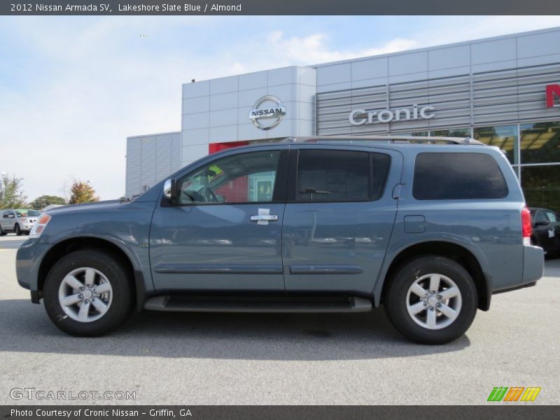 Lakeshore Slate Blue / Almond 2012 Nissan Armada SV