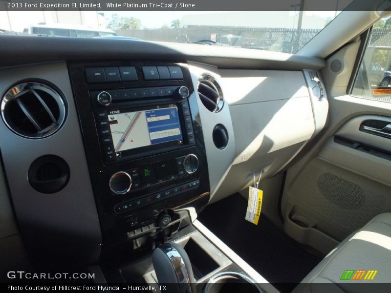 White Platinum Tri-Coat / Stone 2013 Ford Expedition EL Limited