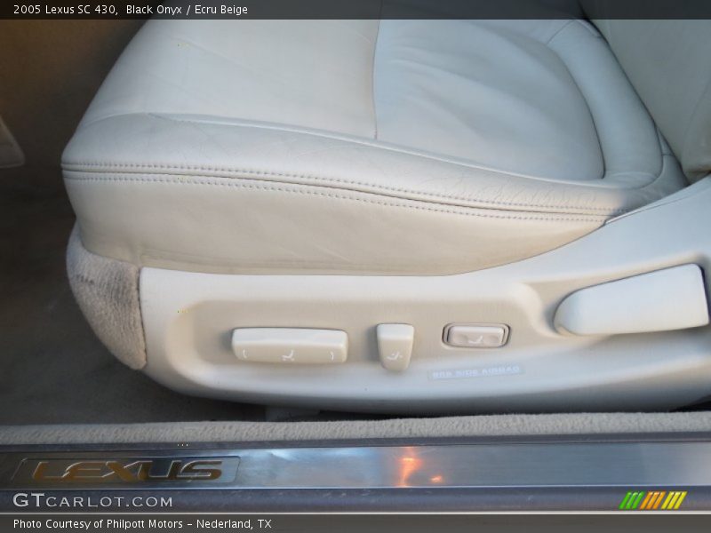 Black Onyx / Ecru Beige 2005 Lexus SC 430