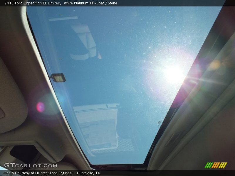 White Platinum Tri-Coat / Stone 2013 Ford Expedition EL Limited