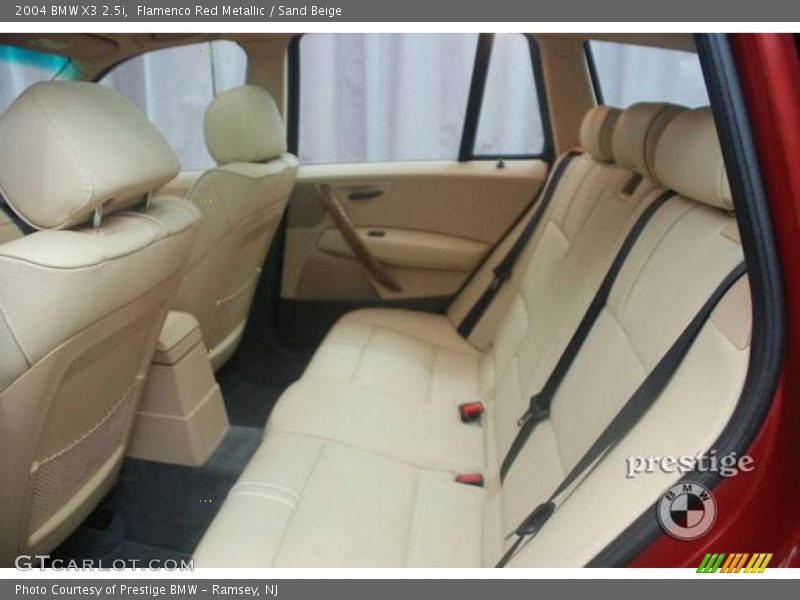 Flamenco Red Metallic / Sand Beige 2004 BMW X3 2.5i