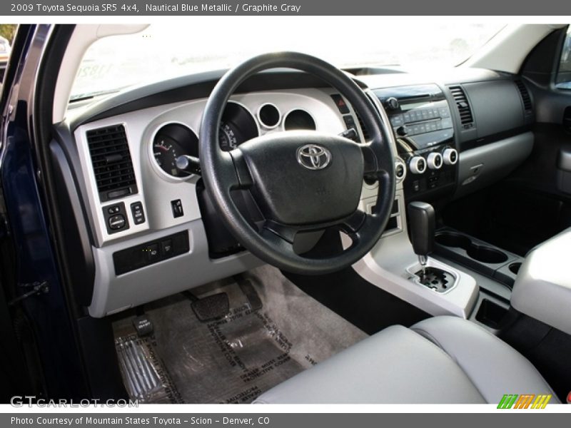 Nautical Blue Metallic / Graphite Gray 2009 Toyota Sequoia SR5 4x4