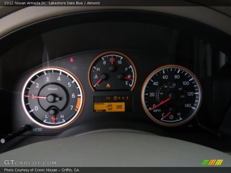 Lakeshore Slate Blue / Almond 2012 Nissan Armada SV