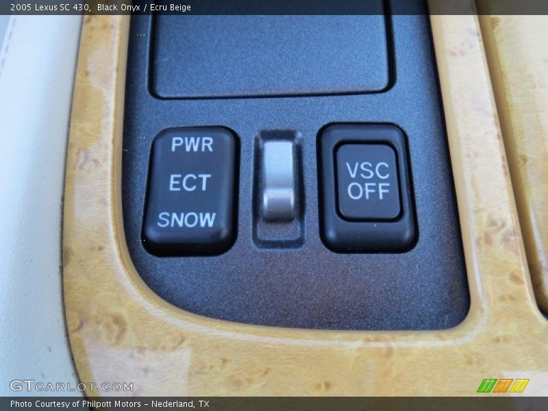 Controls of 2005 SC 430