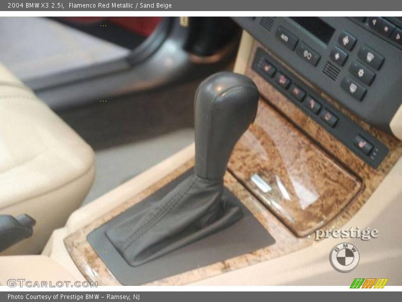 Flamenco Red Metallic / Sand Beige 2004 BMW X3 2.5i