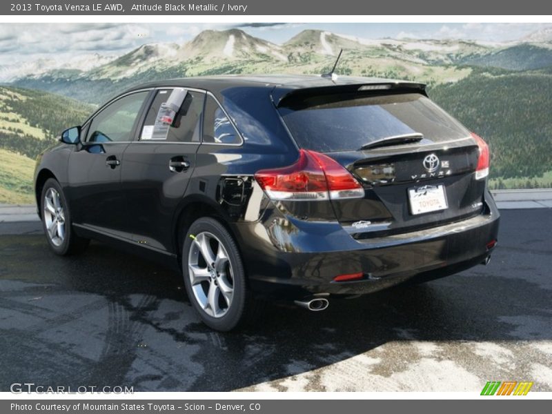 Attitude Black Metallic / Ivory 2013 Toyota Venza LE AWD