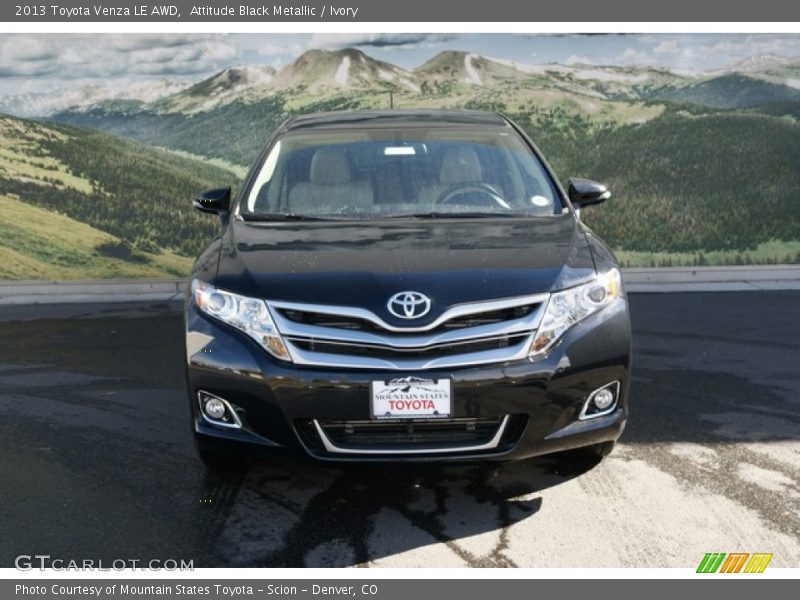 Attitude Black Metallic / Ivory 2013 Toyota Venza LE AWD