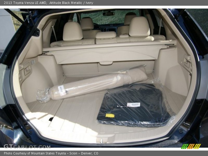 Attitude Black Metallic / Ivory 2013 Toyota Venza LE AWD