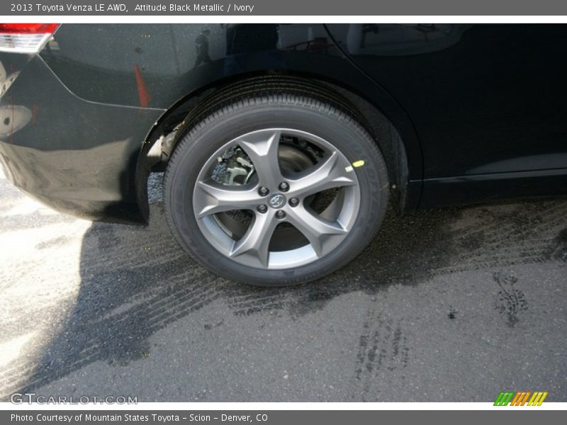 Attitude Black Metallic / Ivory 2013 Toyota Venza LE AWD