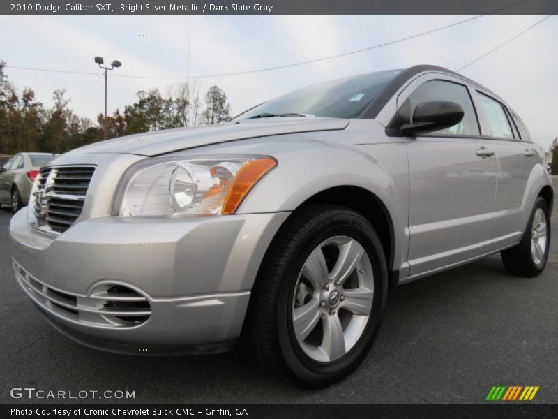 Bright Silver Metallic / Dark Slate Gray 2010 Dodge Caliber SXT