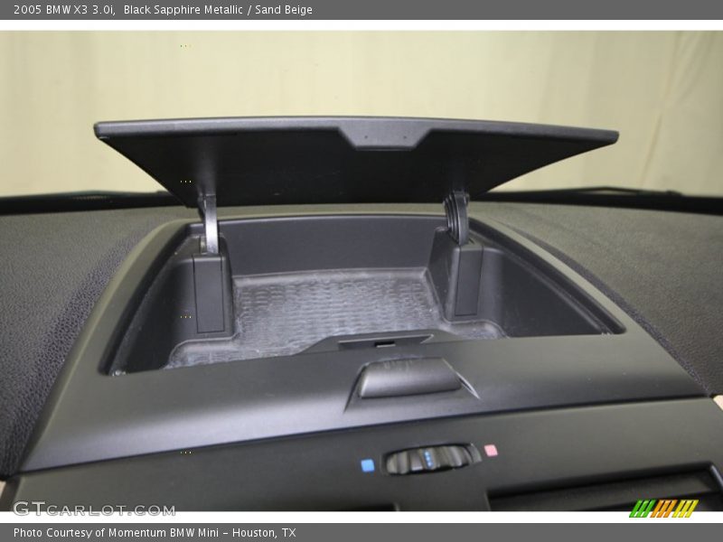Black Sapphire Metallic / Sand Beige 2005 BMW X3 3.0i