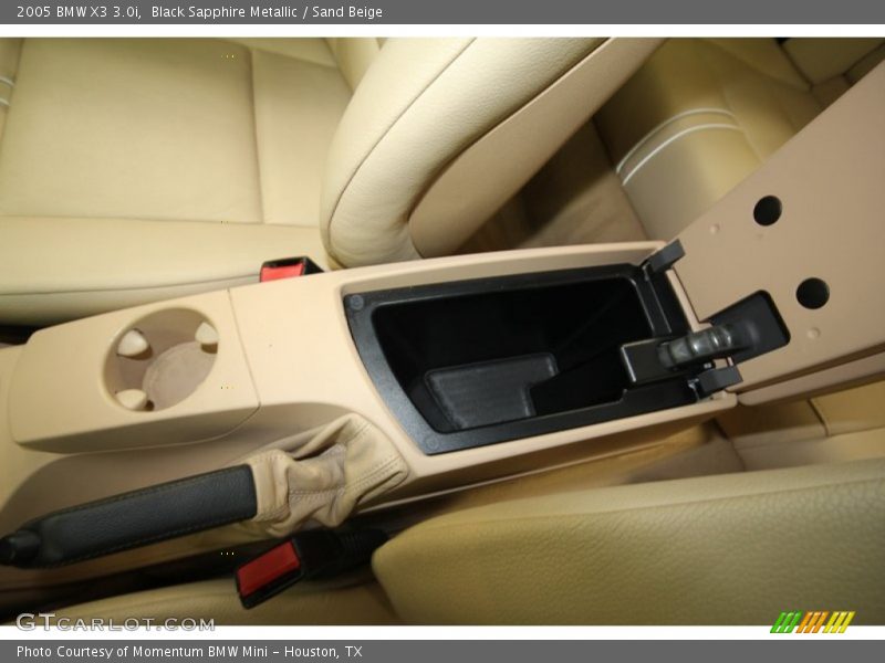 Black Sapphire Metallic / Sand Beige 2005 BMW X3 3.0i