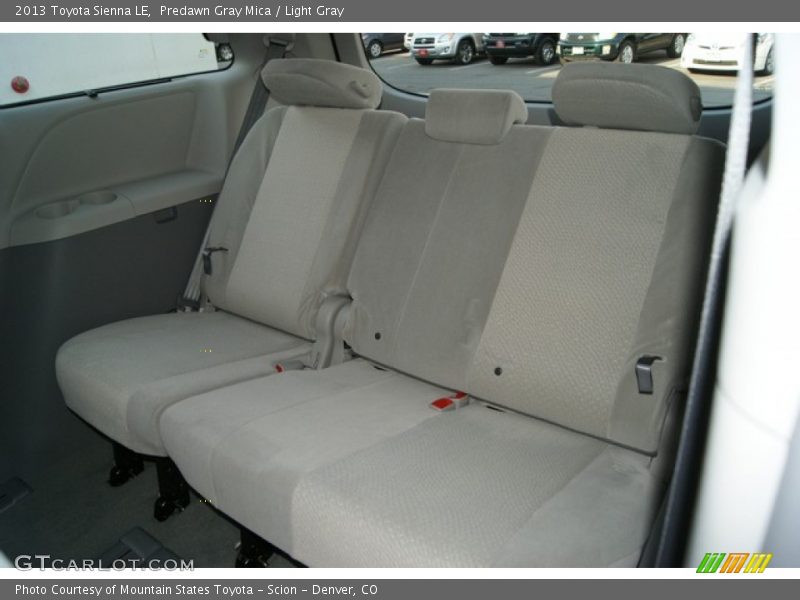 Predawn Gray Mica / Light Gray 2013 Toyota Sienna LE