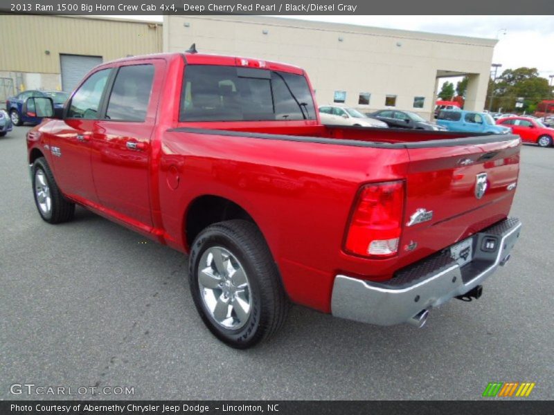 Deep Cherry Red Pearl / Black/Diesel Gray 2013 Ram 1500 Big Horn Crew Cab 4x4