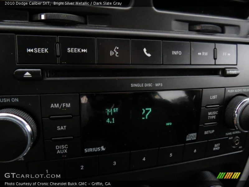 Bright Silver Metallic / Dark Slate Gray 2010 Dodge Caliber SXT
