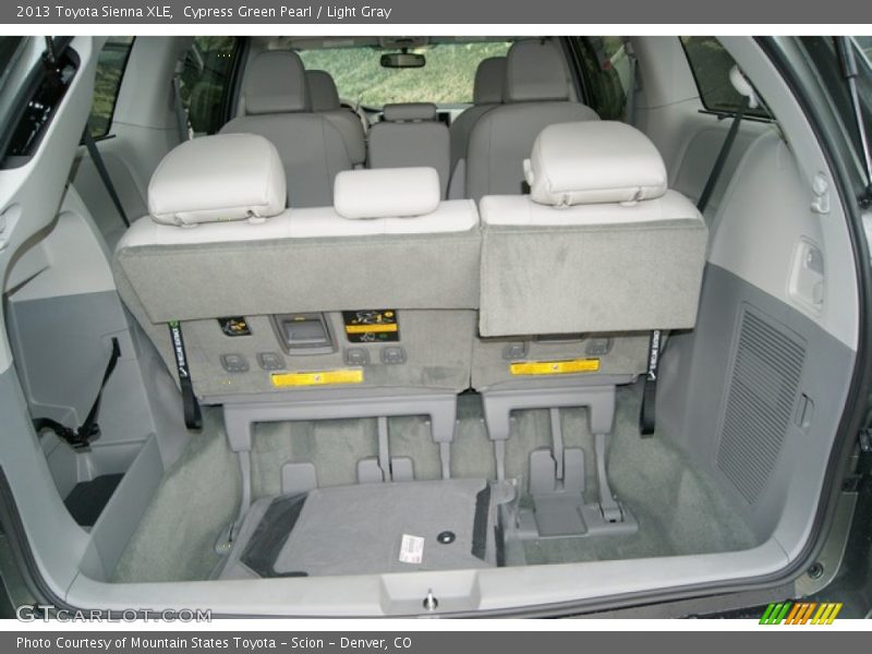 Cypress Green Pearl / Light Gray 2013 Toyota Sienna XLE