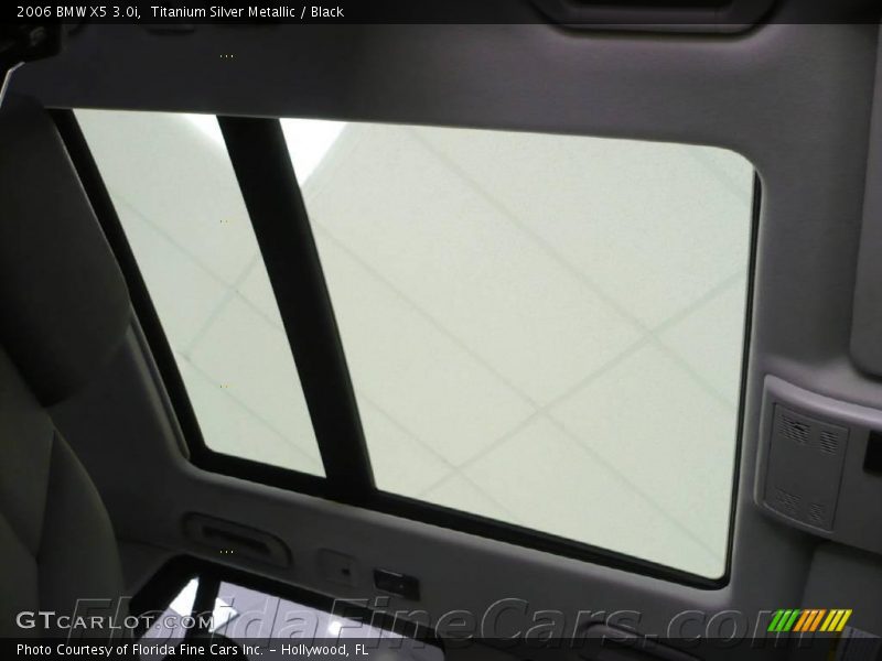 Titanium Silver Metallic / Black 2006 BMW X5 3.0i