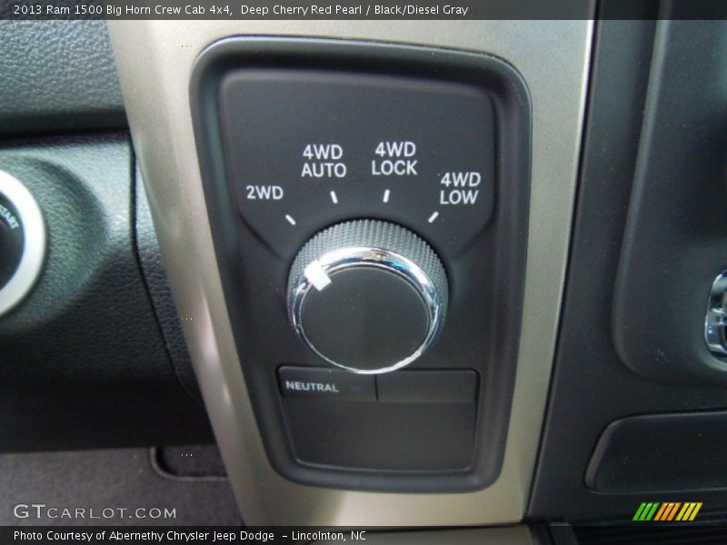 Controls of 2013 1500 Big Horn Crew Cab 4x4