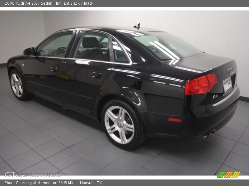 Brilliant Black / Black 2008 Audi A4 2.0T Sedan