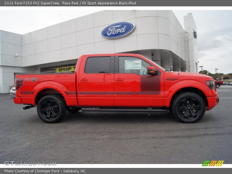 Race Red / FX Sport Appearance Black/Red 2013 Ford F150 FX2 SuperCrew