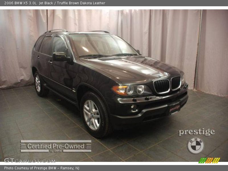 Jet Black / Truffle Brown Dakota Leather 2006 BMW X5 3.0i