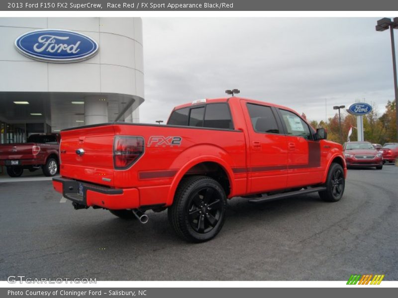Race Red / FX Sport Appearance Black/Red 2013 Ford F150 FX2 SuperCrew