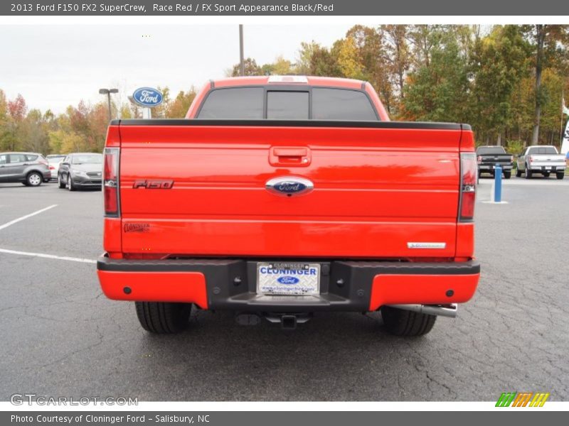 Race Red / FX Sport Appearance Black/Red 2013 Ford F150 FX2 SuperCrew