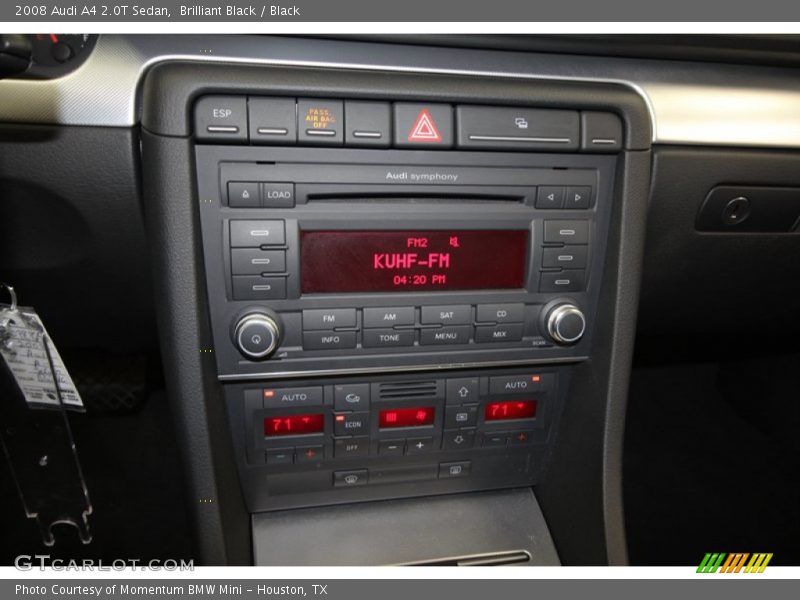 Brilliant Black / Black 2008 Audi A4 2.0T Sedan