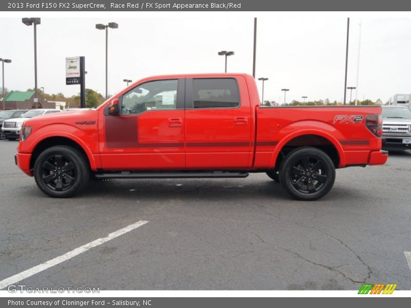 Race Red / FX Sport Appearance Black/Red 2013 Ford F150 FX2 SuperCrew
